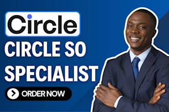 setup circle so online community circle so manager circle so website specialist