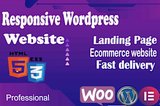 develop wordpress website design create redesign ecommerce woocommerce site blog