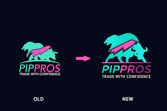 redesign, revamp, rebrand, vector, recreate refresh any logo