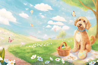 illustrate cozy and whimsical childrens book stories