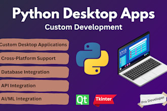 develop python desktop application
