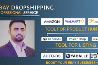 do amazon to ebay drop shipping listings, graphic designing