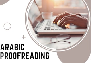 do arabic proofreading for different content