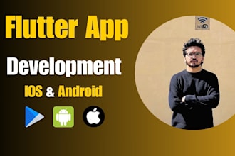develop android and ios mobile app using flutter