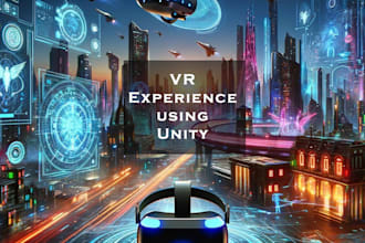 develop a VR game or application in unity 3d