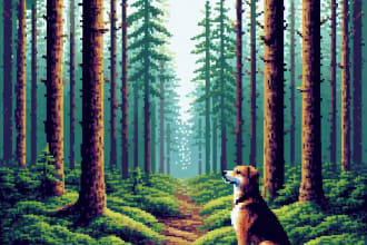 create unique ai generated pixel art for your project