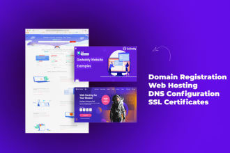 teach you how to register a domain name, buy web hosting, configure dns and SSL