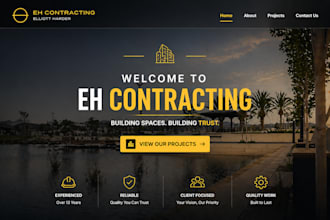 build construction website, roofing company website in wordpress