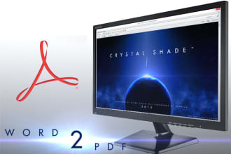 format your word doc to PDF format