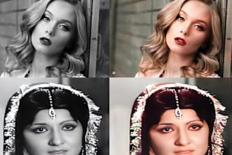 turn black and white photos into color
