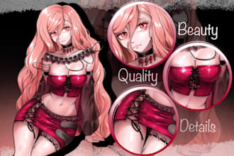 create high quality oc, anime, fans art, nsfw or sfw