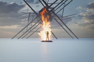 put yourself into a 3d environement