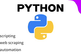 do python scripting coding automation tasks web scraping and more
