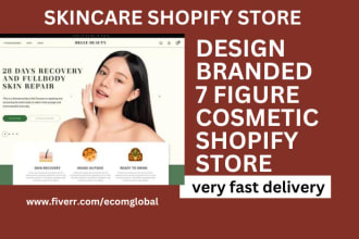 skincare shopify store cosmetic shopify store shopify cosmetic skincare store