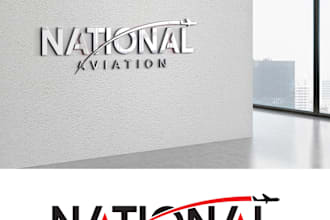 create eye catching aviation solutions logo design for you