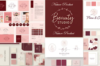 create a premium signature logo with complete branding kit and brand identity