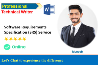help you in software requirements specification srs document