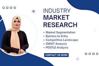 do detailed market research, industry research and swot analysis