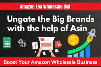 get you ungated 1000 brands on amazon USA without an invoice or images