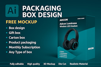 design amazon,shopify,minimalist,mailer and subscription box