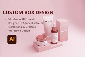 design amazon subscription mailer minimalist box design