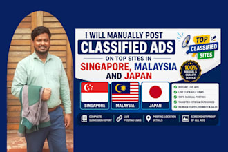 manually post classified ads in singapore, malaysia, and japan