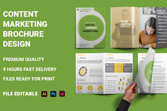create product, pamphlet, handbook, catalogue, leaflets, indesign