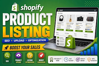 do shopify product listing and shopify product upload