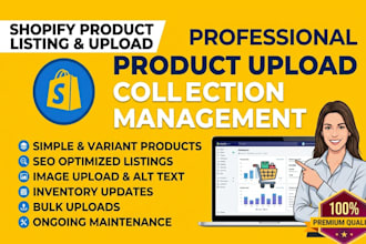 do shopify product listing and shopify product upload