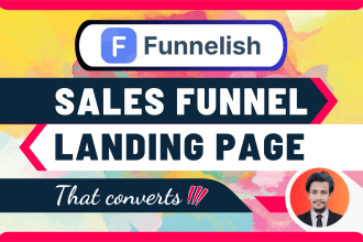 design funnelish sales funnel or funnelish landing page
