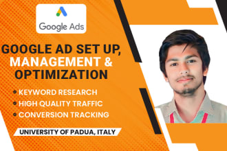 do google ads PPC campaign setup, management, optimization in long term support
