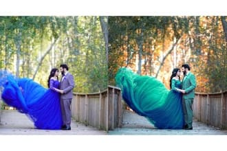 do photoshop photo editing, and retouching for wedding pics