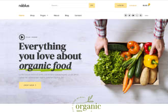 build farming, agriculture machinary, livestock and landscaping website
