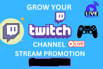 do organic USA twitch channel promotion, USA youtube video pr0motion