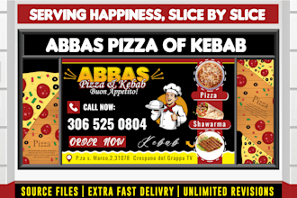 design modern shopfront, storefront, cafe front, window graphics