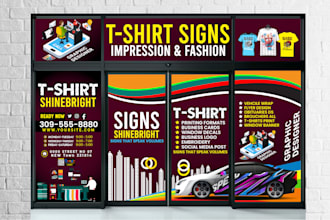 do eye catching shopfronts, storefronts, cafes, custom window graphics