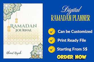 create your digital customized ramadan planner
