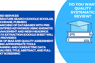 help in conducting comprehensive systematic review