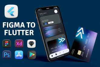 convert figma to flutter, psd to flutter, sketch to flutter, xd to flutter