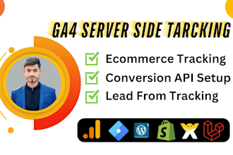 setup or fix ga4 ecommerce server side tracking via GTM