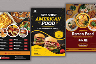design digital menu, price list, menu card