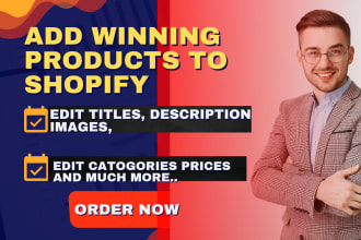 add best selling winning products to shopify store