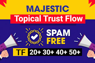 increase topical majestic trust flow domain authority