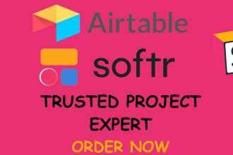 setup airtable database automations softr client portal