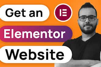build elementor wordpress website, create small business site by elementor pro