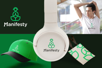 create modern company logo, brand identity and brand guide