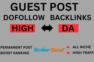 be your perfect guest posting expert on high da sites