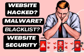 fix wordpress hacked website, remove malware clean malware with website security