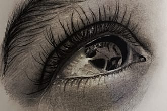draw realistic sketch for you