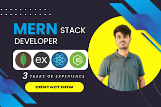 be your mern stack web application and website developer